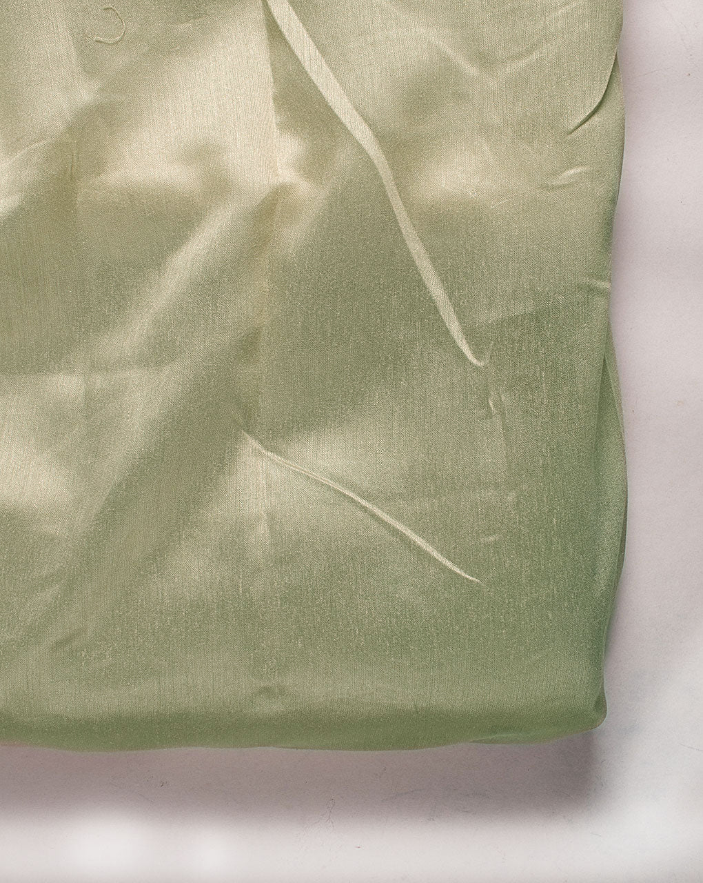 Beige Poly Chanderi Mill Dyed Fabric - 8 kg