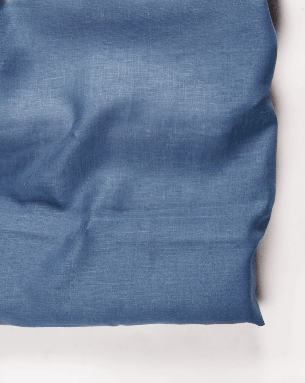 Blue Dyed 40 Lea Pure Linen Mill Dyed Fabric 58"
