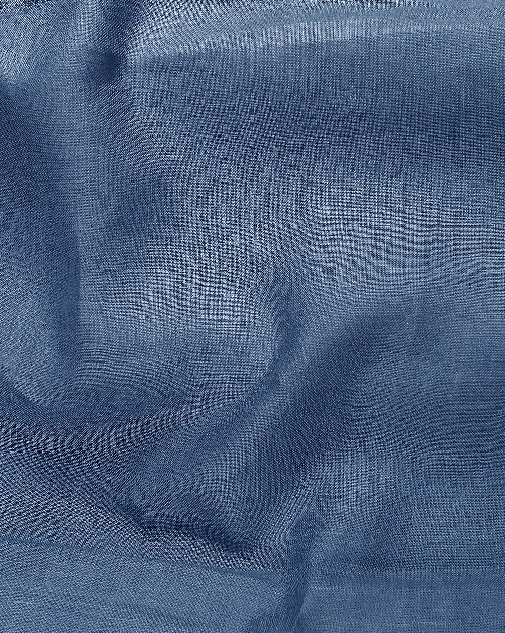 Blue Dyed 40 Lea Pure Linen Mill Dyed Fabric 58"