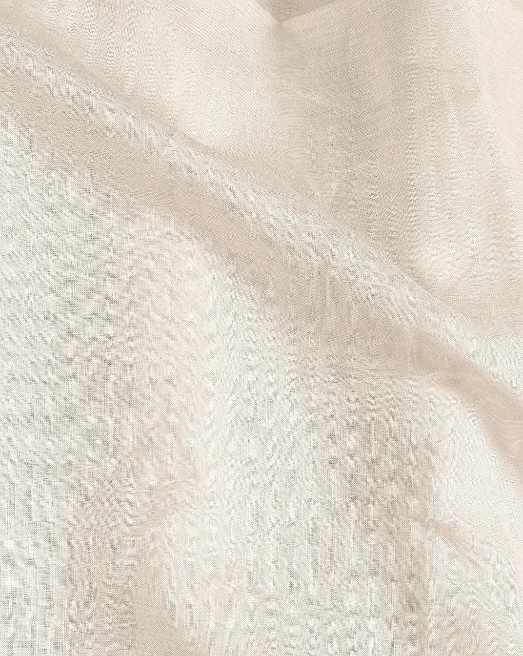 Off-White Dyed 60 Lea Pure Linen Mill Dyed Fabric 58"