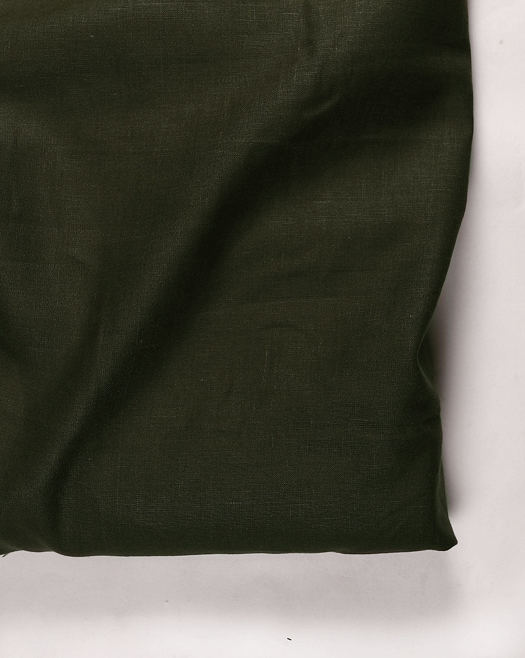 Green Dyed 25 Lea Pure Linen Mill Dyed Fabric 58"