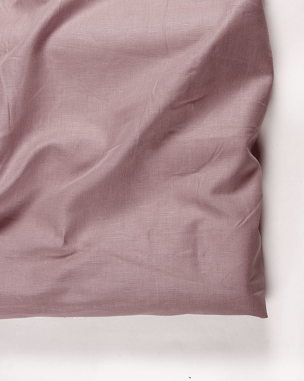 Mauve Dyed Cotton Linen Mill Dyed Fabric 58"