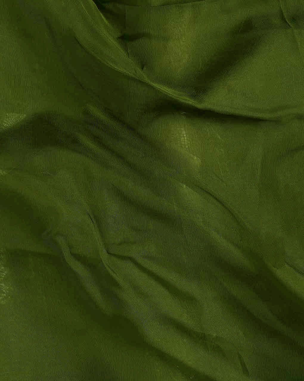 Green Viscose Organza Mill Dyed Fabric 5.5 kg
