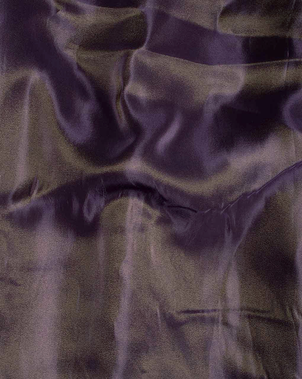 Purple Viscose Gold Tissue Mill Dyed Fabric 6.5 kg