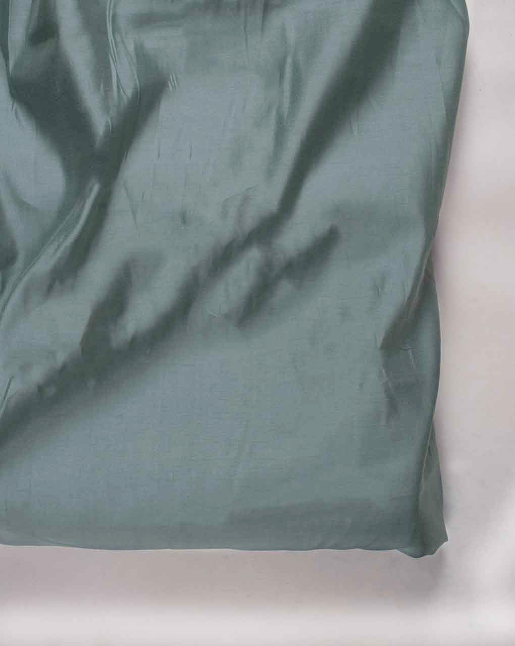 Teal Poly Viscose Mill Dyed Fabric (Roman Silk) 58" - 11 kg