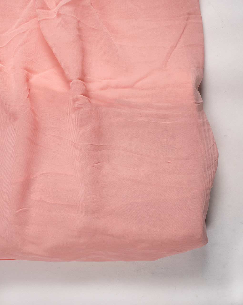 Pink Viscose Georgette Mill Dyed Fabric - 8 kg