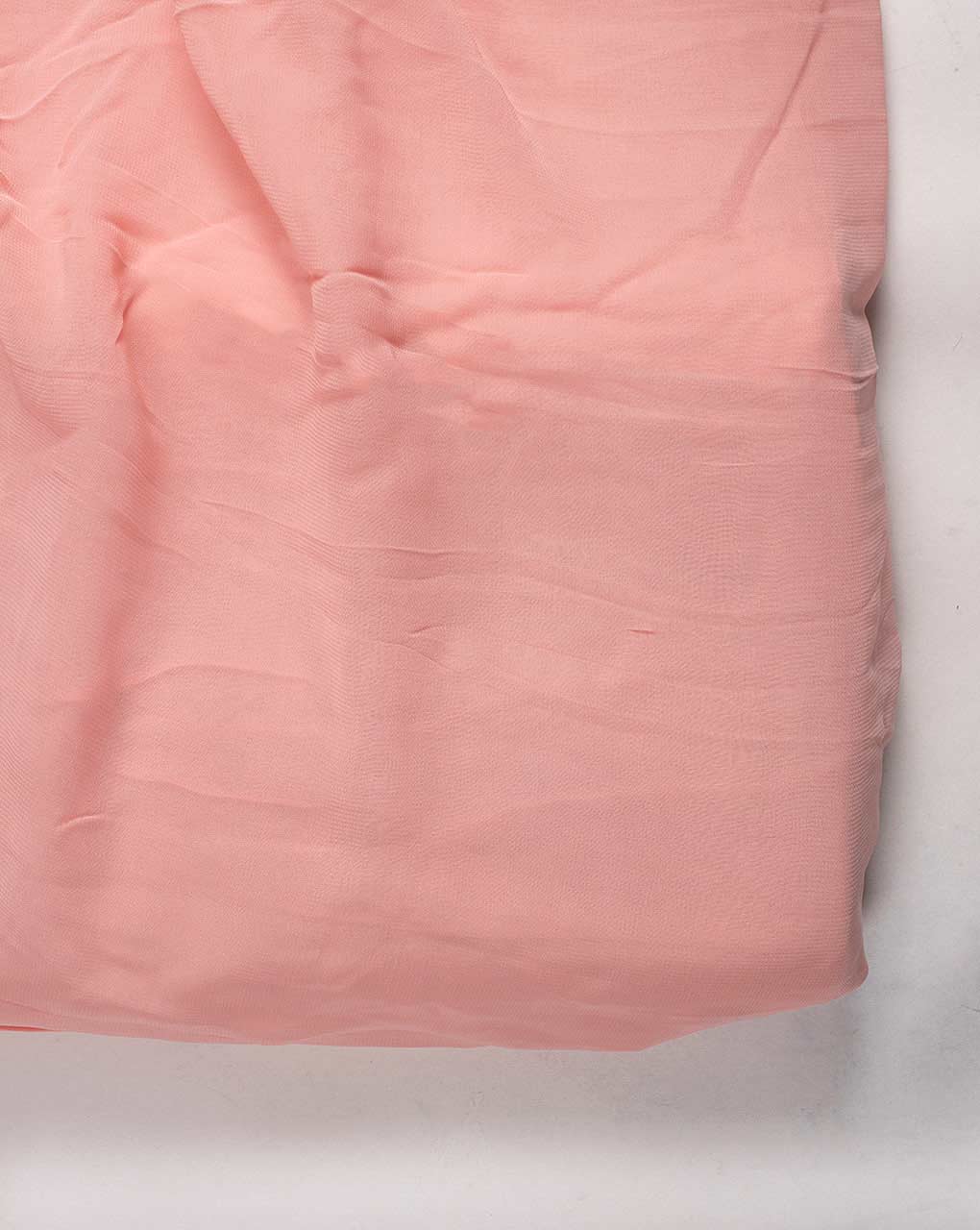 Pink Viscose Georgette Mill Dyed Fabric - 8 kg