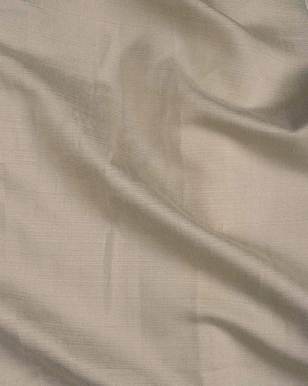 Beige Poly Viscose Vetican Mill Dyed Fabric 58" - 16 kg