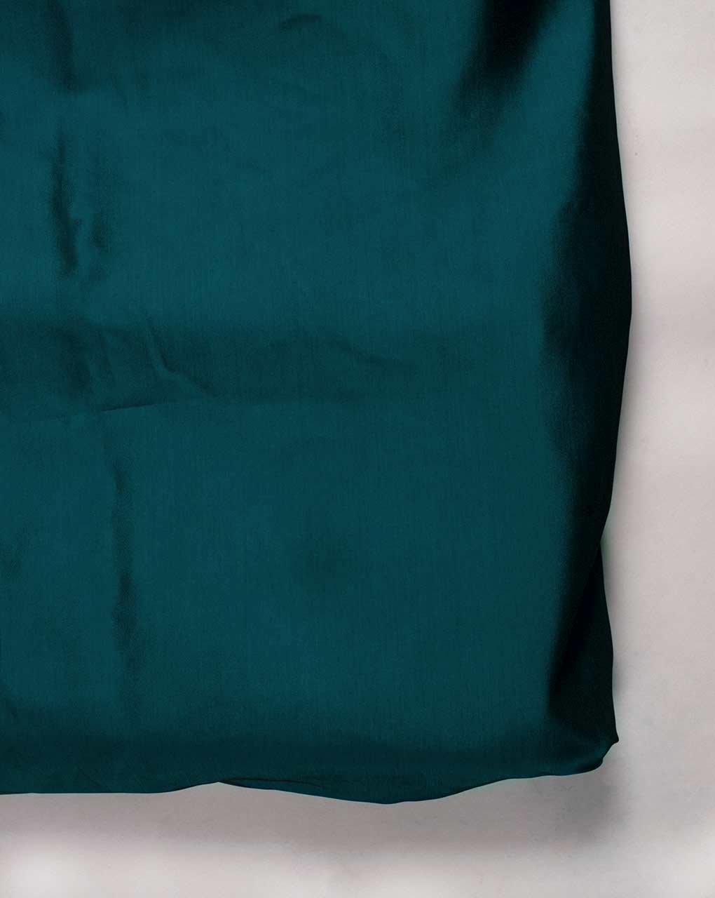 Dark Teal Poly Viscose Plain Mill Dyed Fabric 58" - 16.5 kg