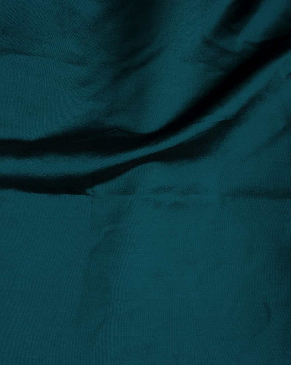 Dark Teal Poly Viscose Plain Mill Dyed Fabric 58" - 16.5 kg