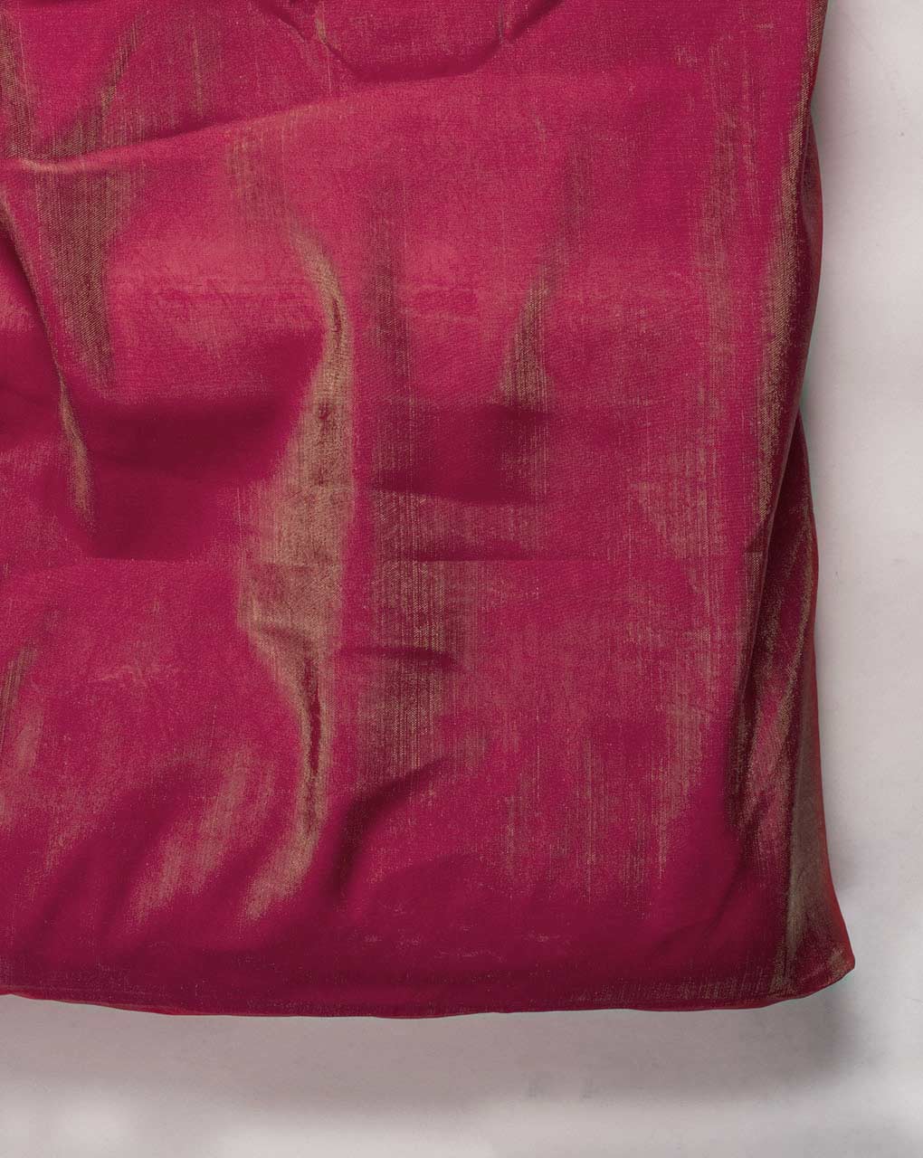 Dark Fuchsia Poly Viscose Shimmer Plain Mill Dyed Fabric 58" - 11 kg