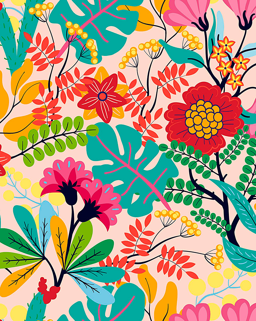 Floral Digital Print
