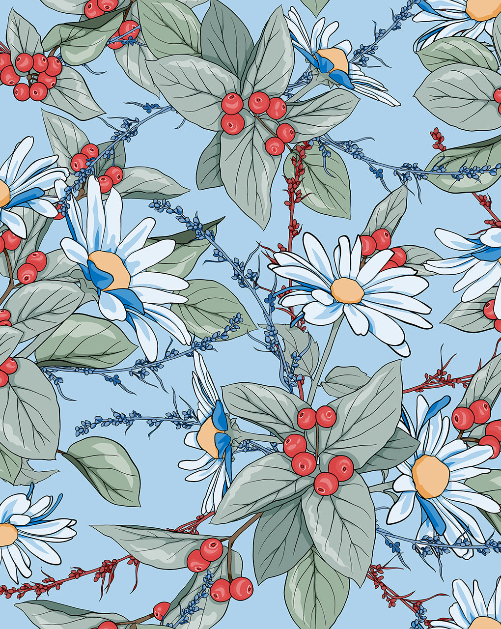 Floral Digital Print