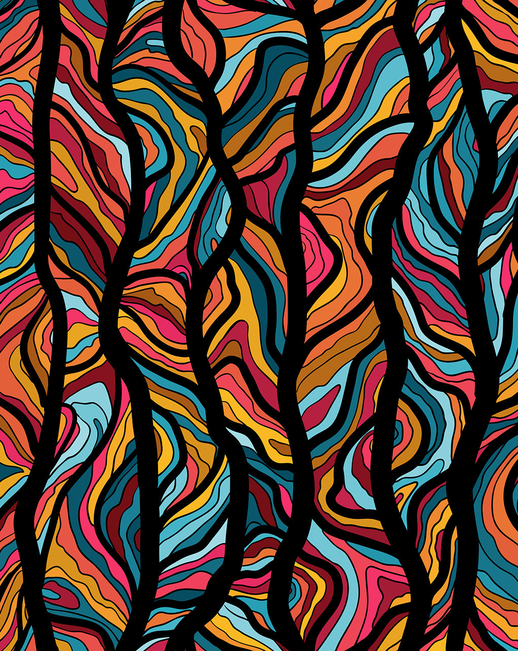 Abstract Digital Print