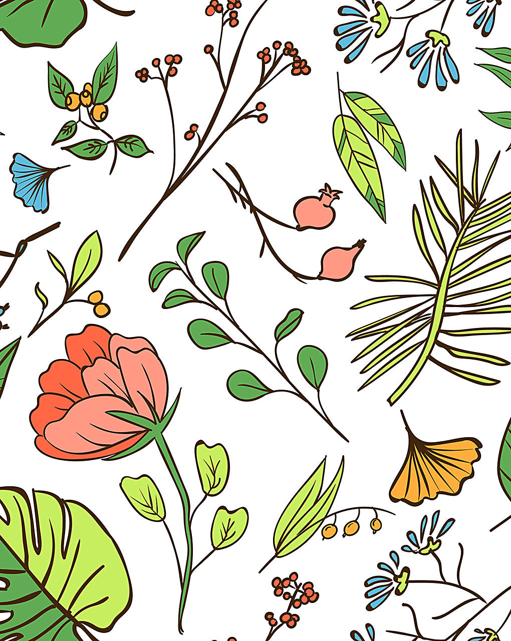 Floral Digital Print