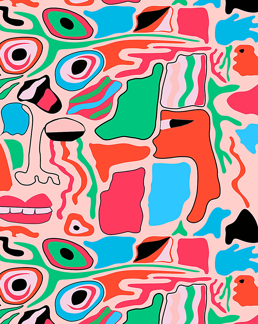 Abstract Digital Print