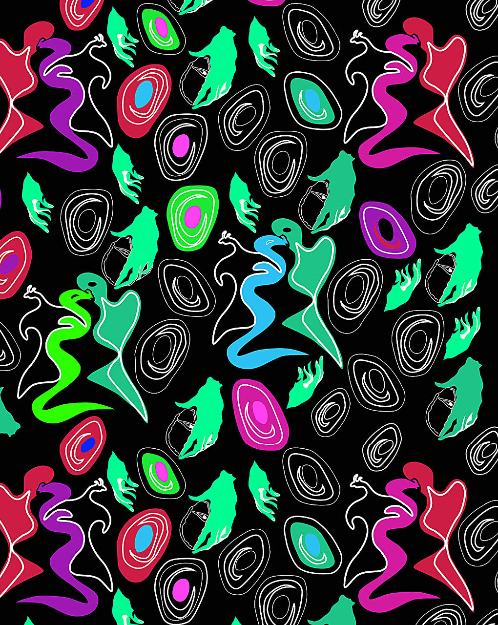 Abstract Digital Print