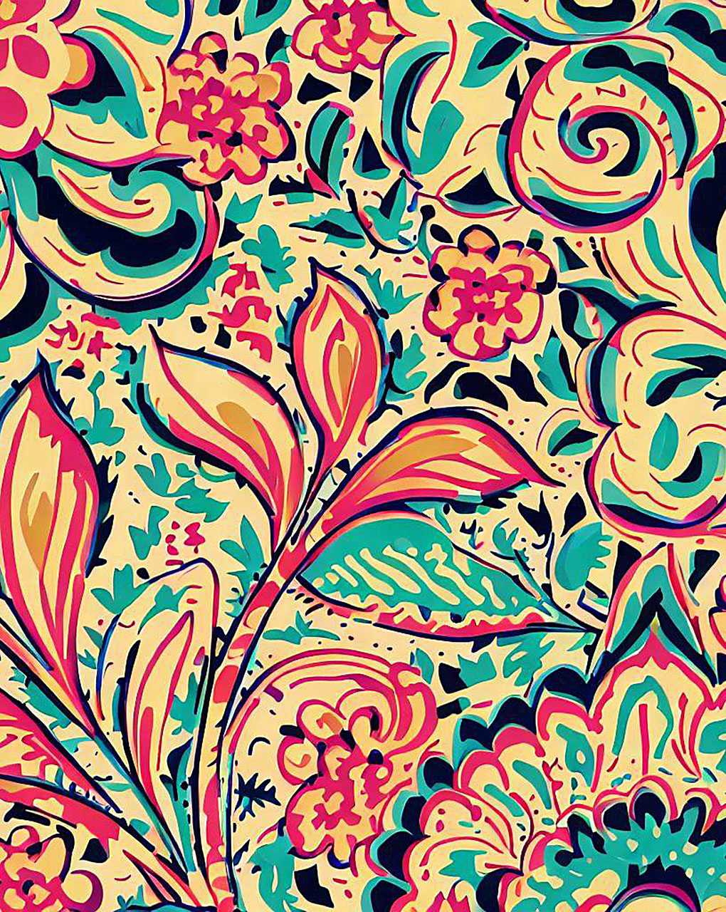 Floral Digital Print