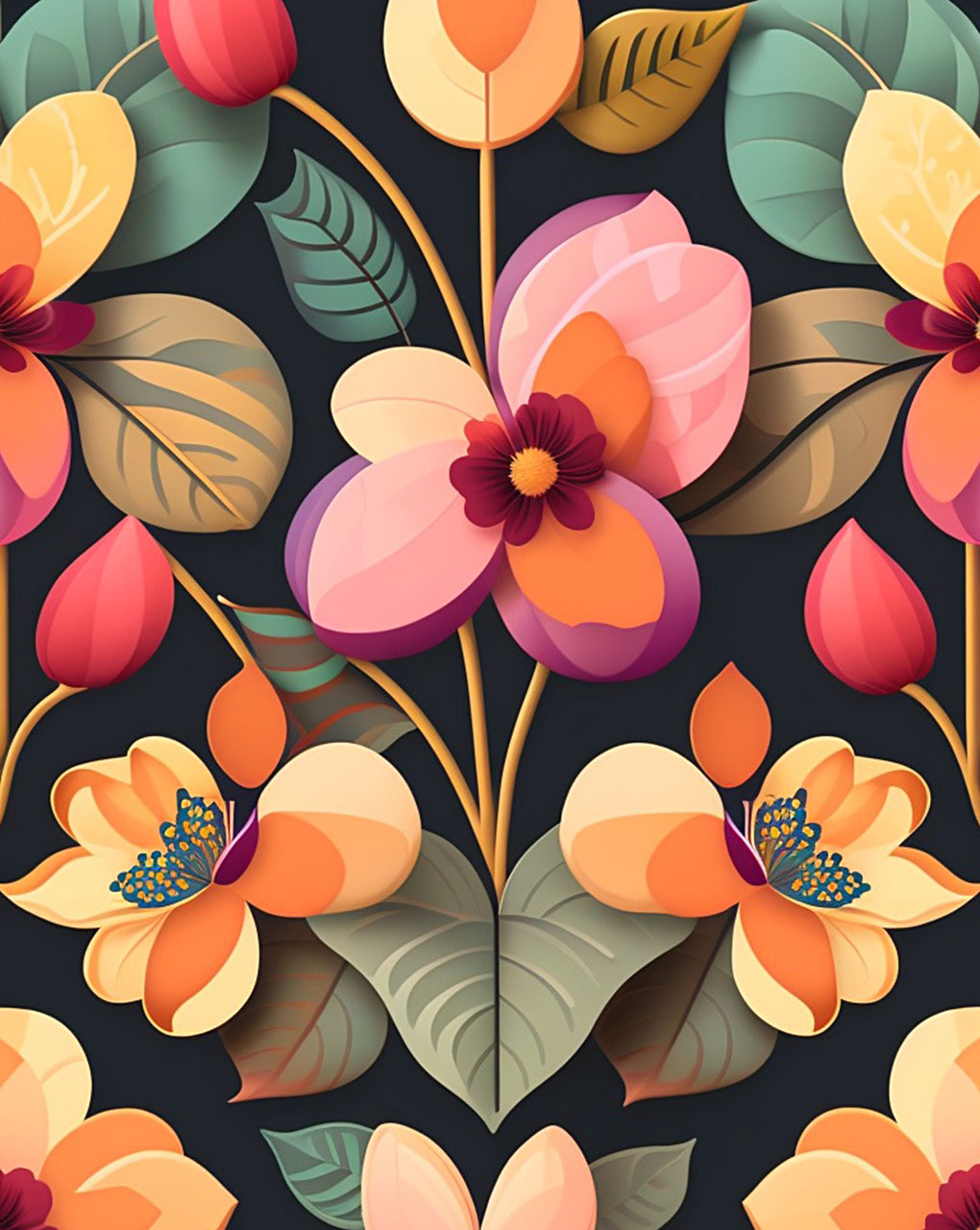Floral Digital Print