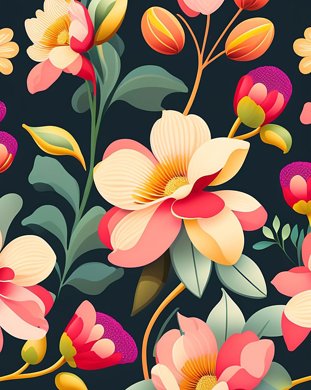 Floral Digital Print