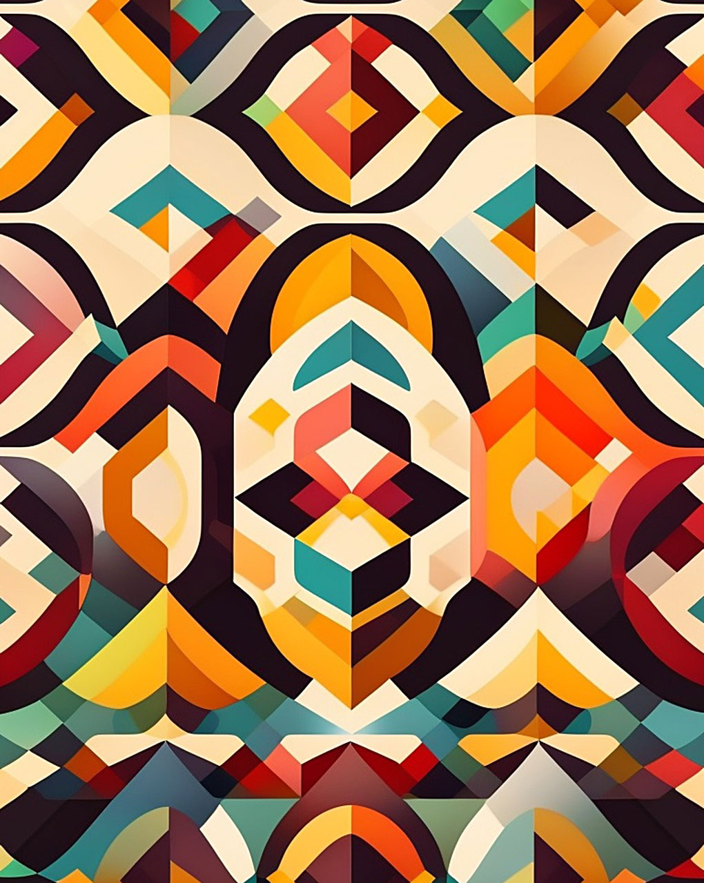 Geometric Digital Print