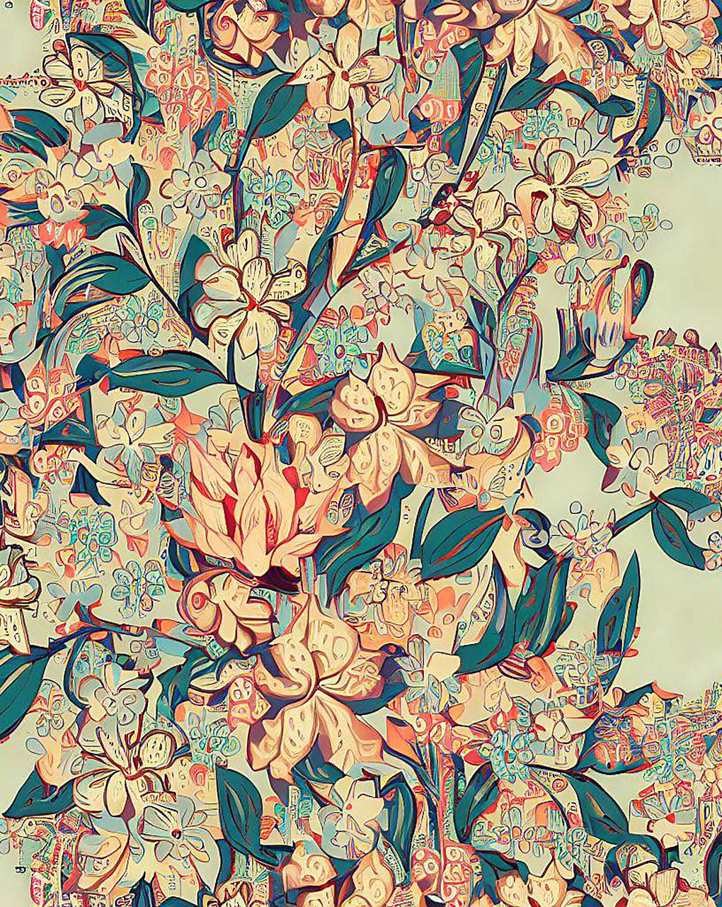 Floral Digital Print
