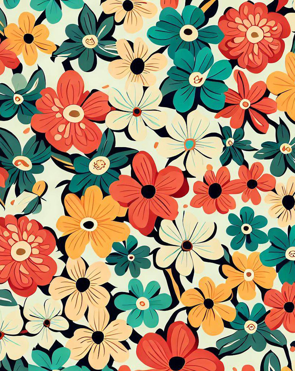 Floral Digital Print