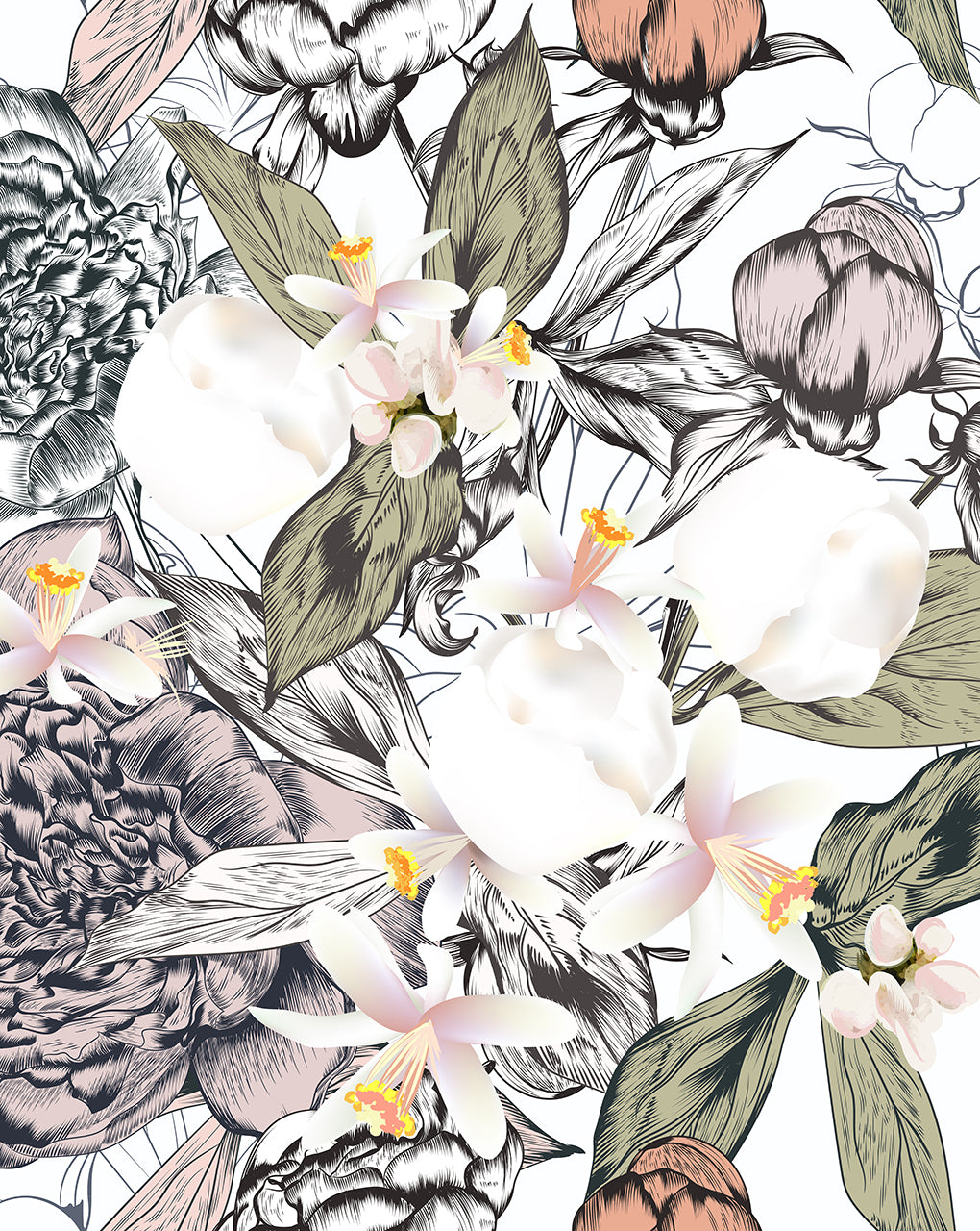 Floral Digital Print