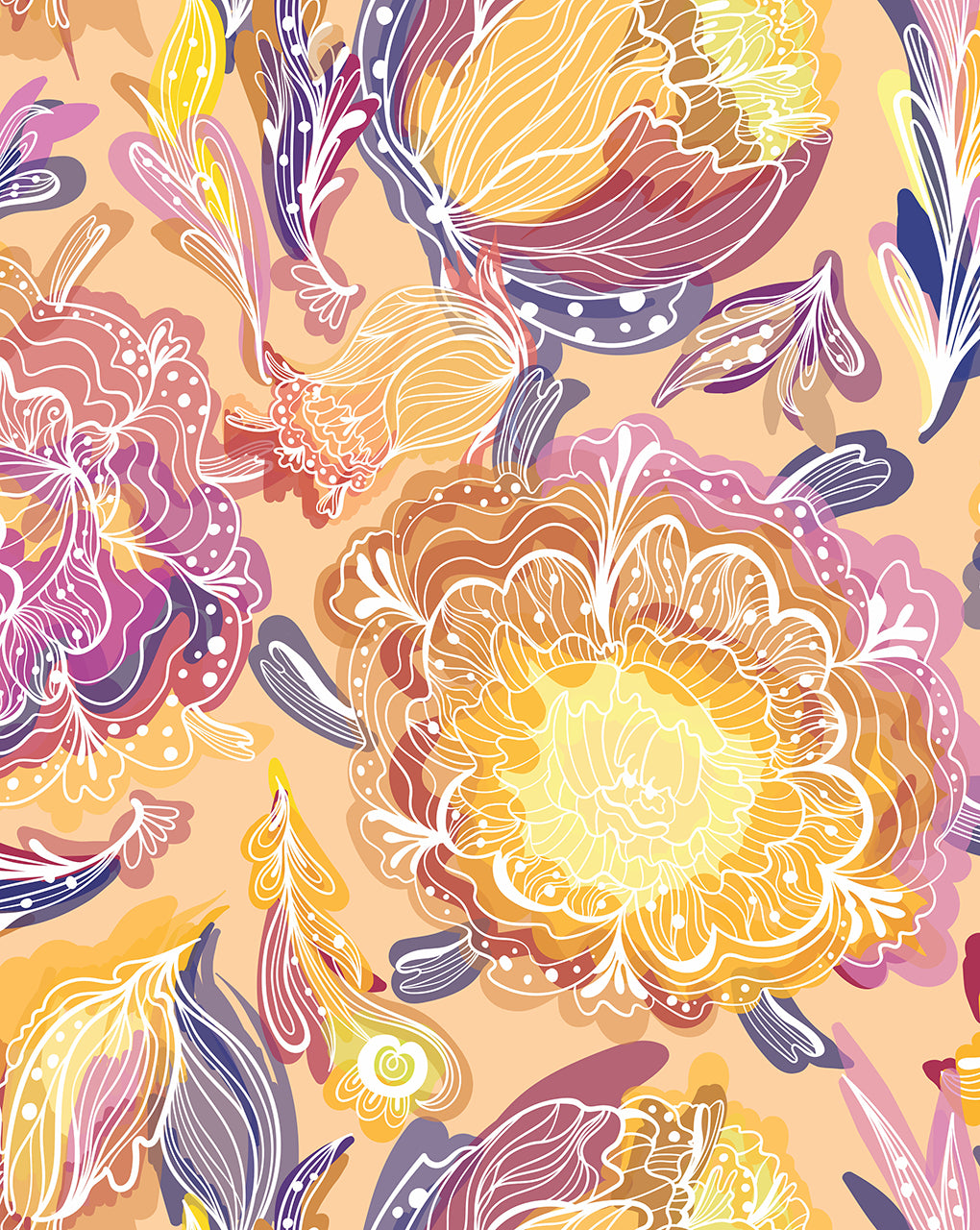 Floral Digital Print