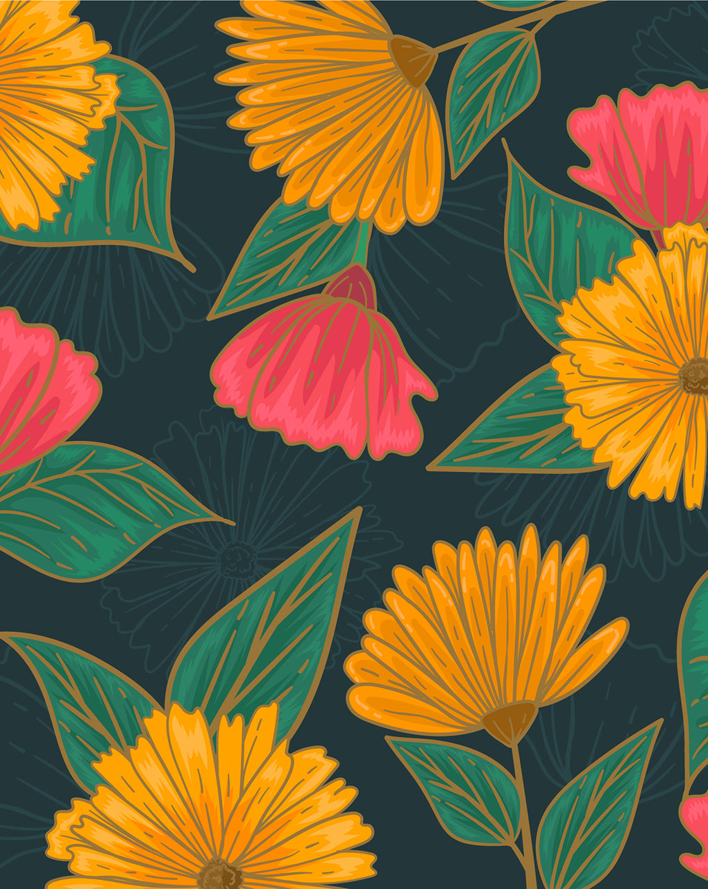 Floral Digital Print