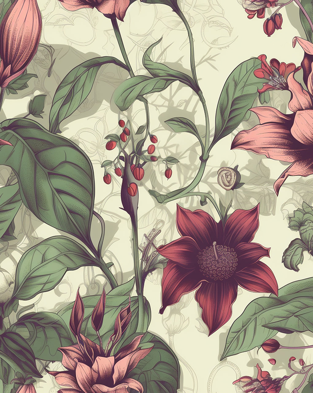 Floral Digital Print