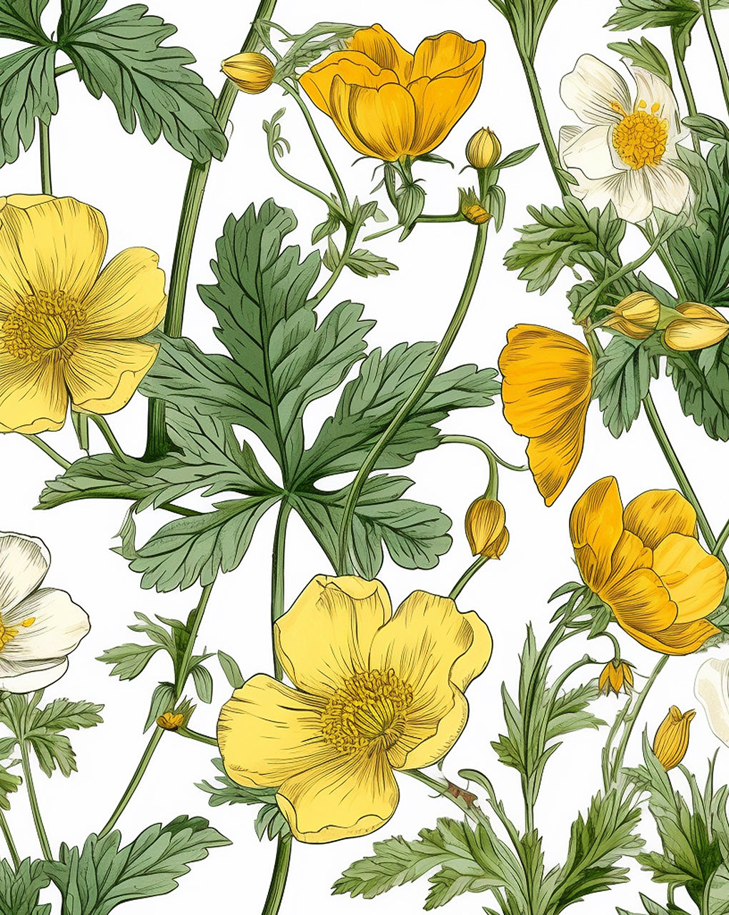 Floral Digital Print