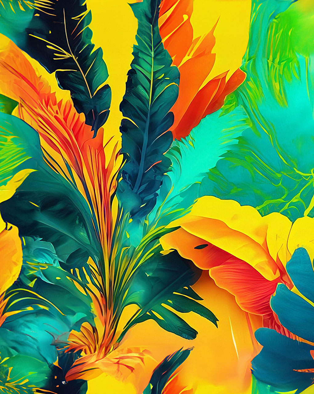 Floral Digital Print