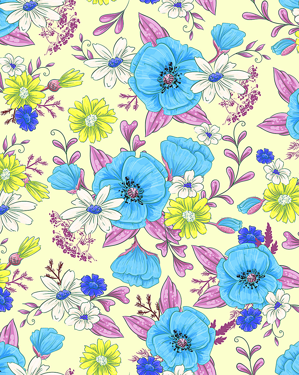 Floral Digital Print