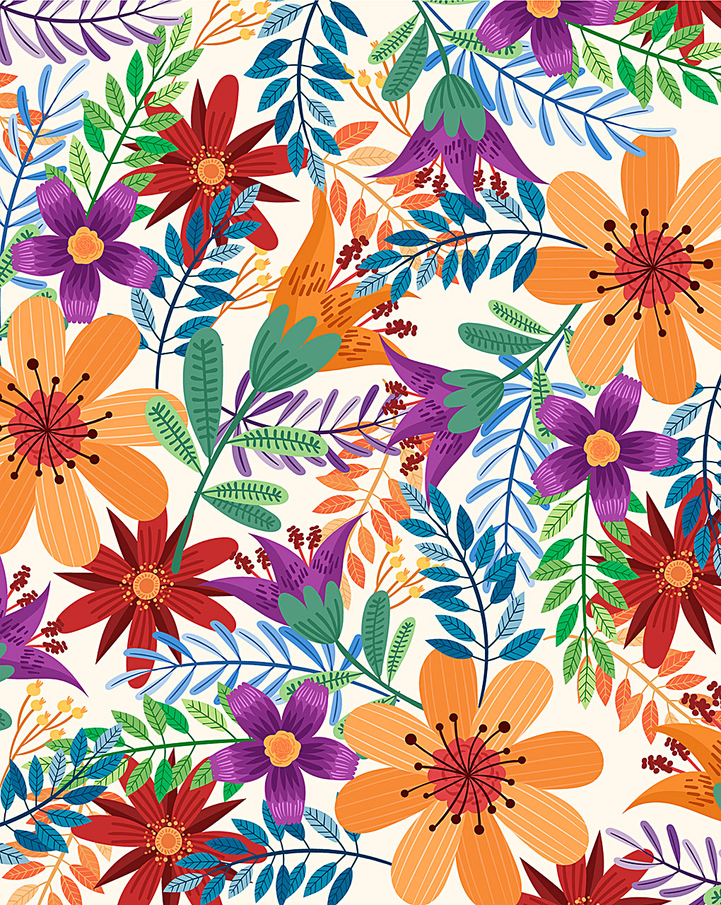 Floral Digital Print