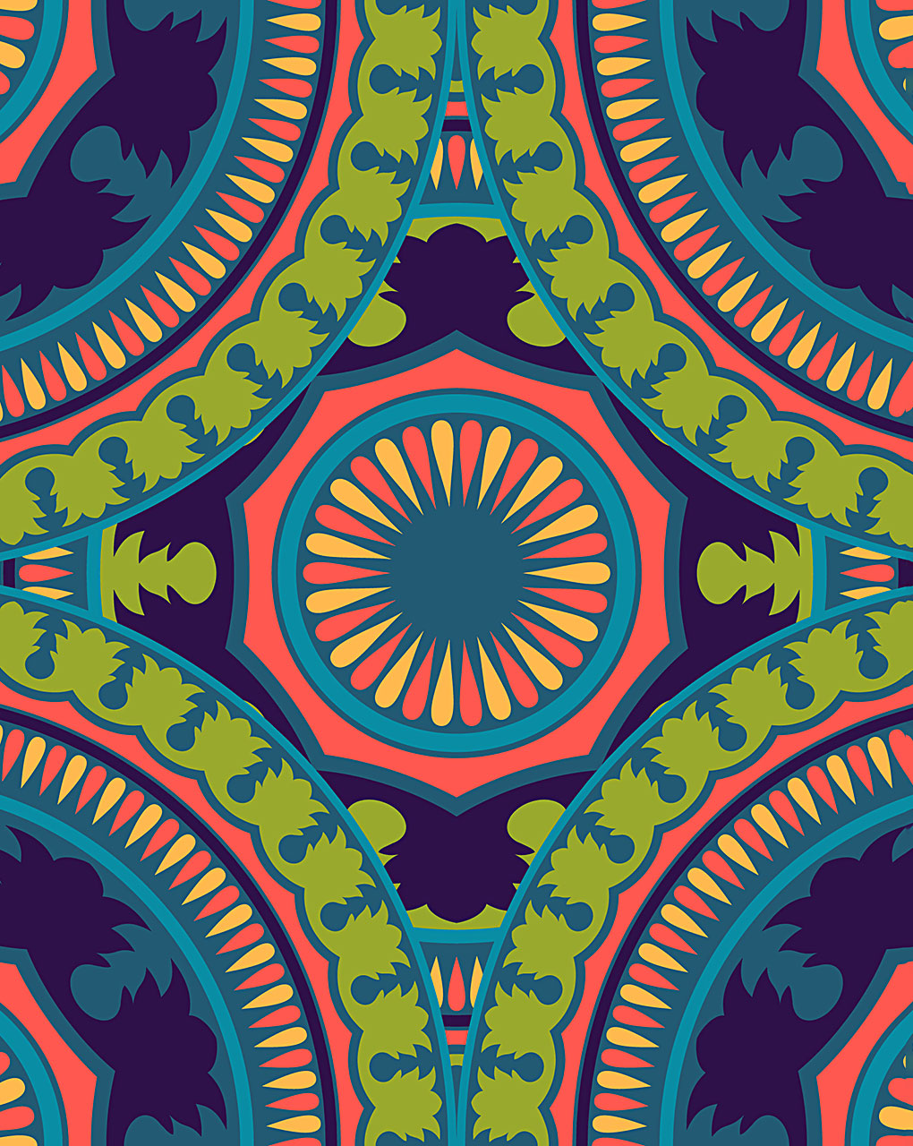 Mandala Digital Print