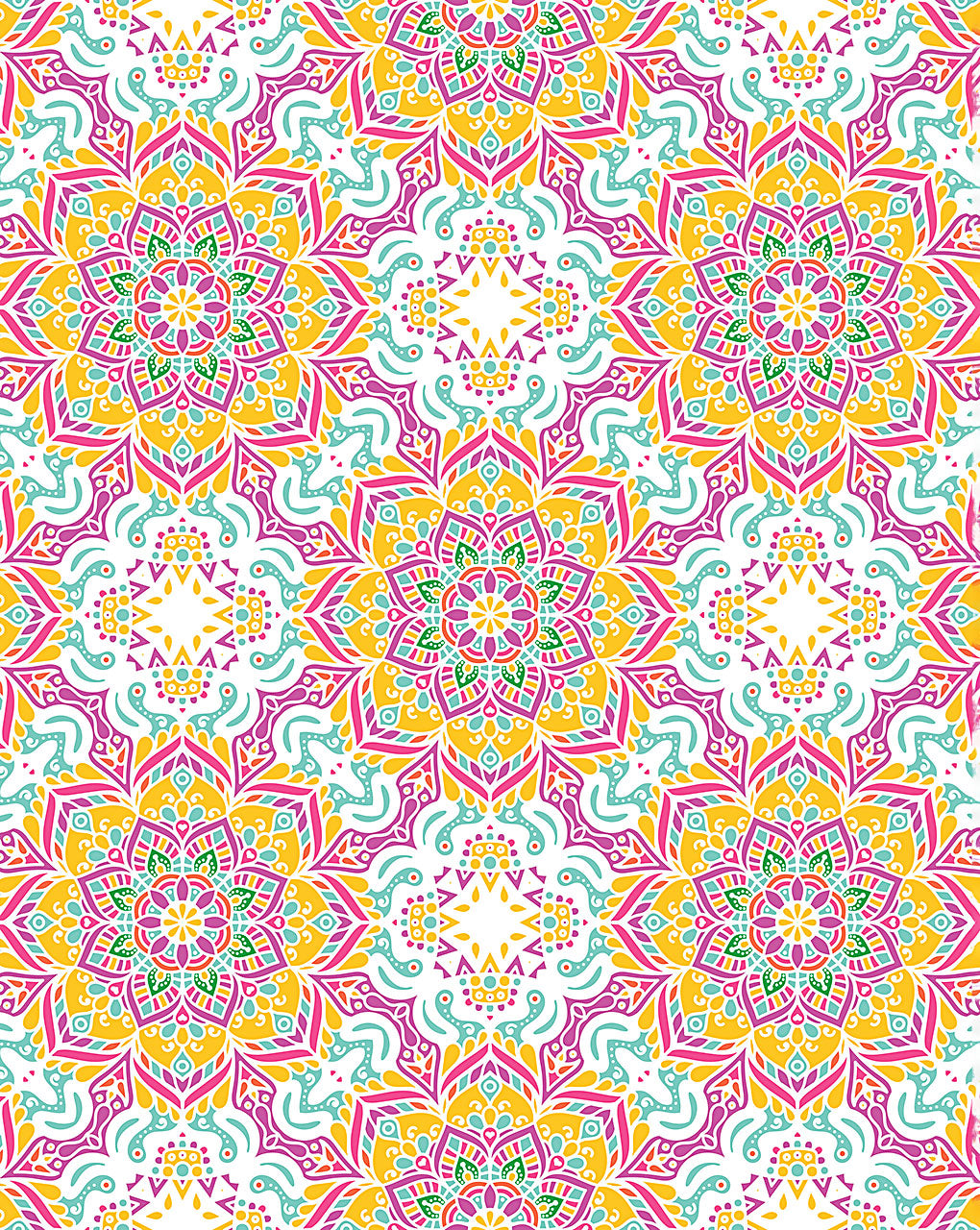 Mandala Digital Print