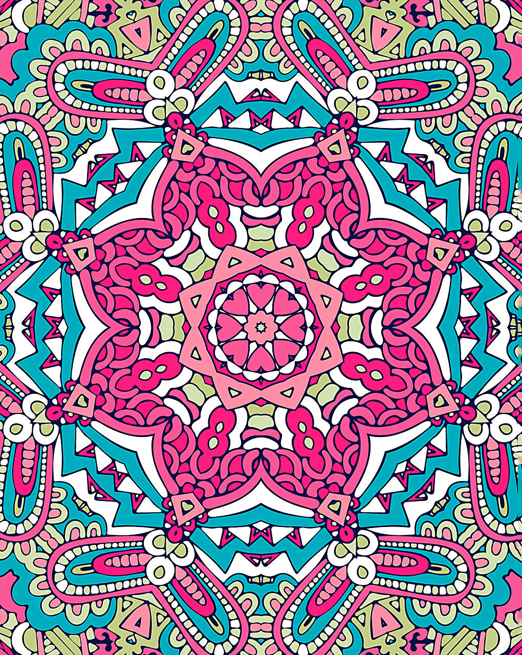 Mandala Digital Print