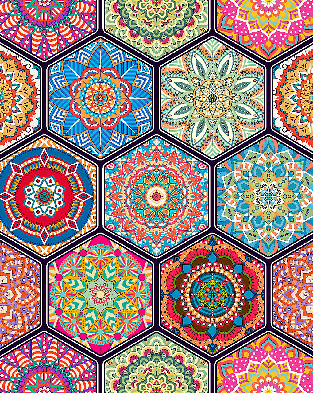 Mandala Digital Print