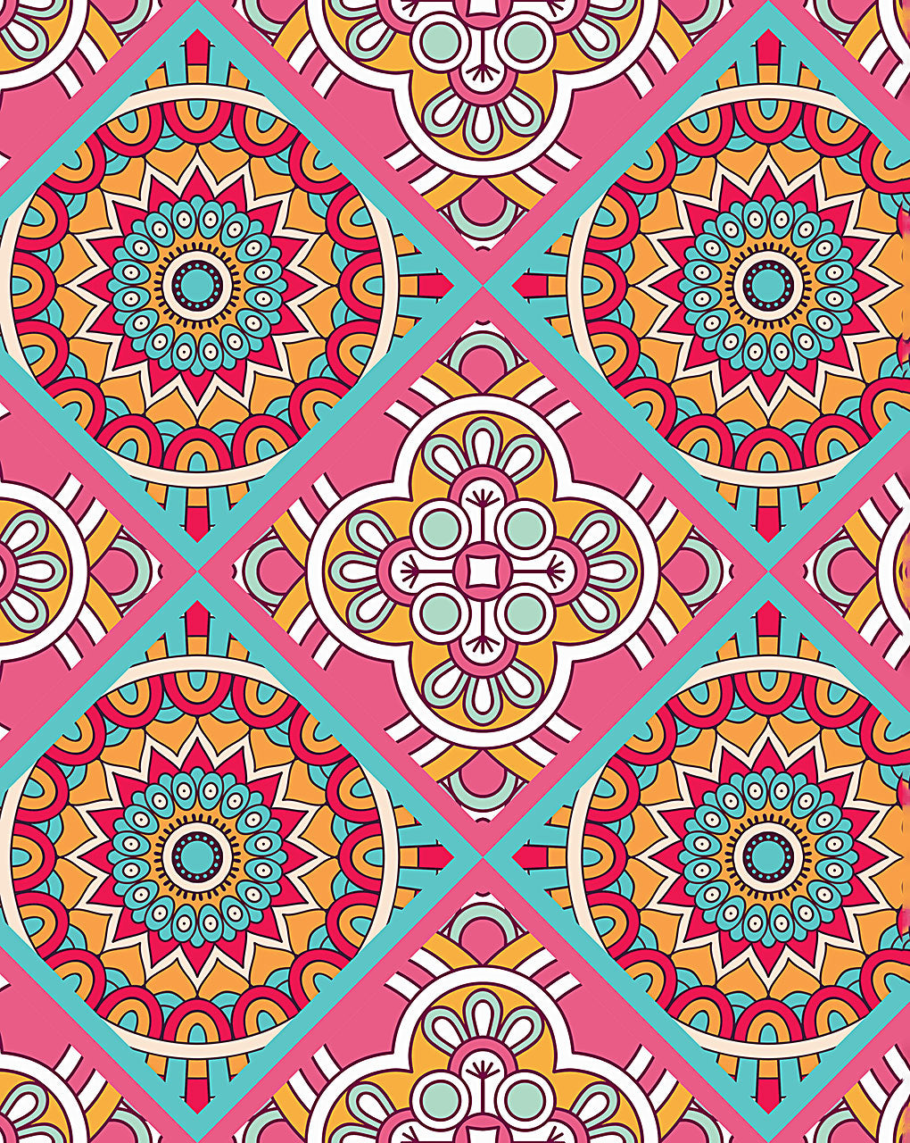 Mandala Digital Print