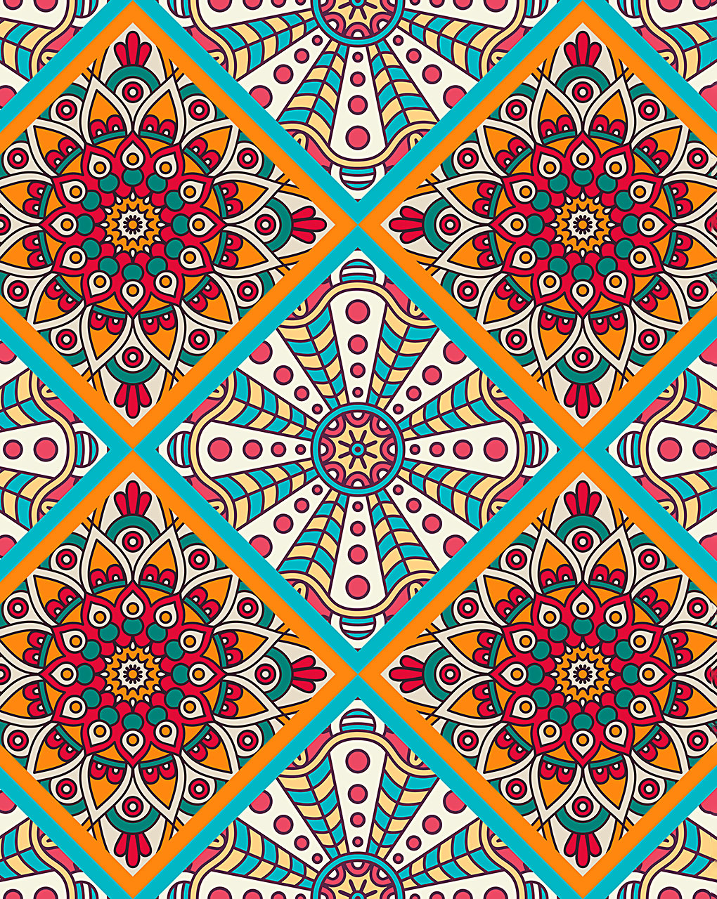 Mandala Digital Print