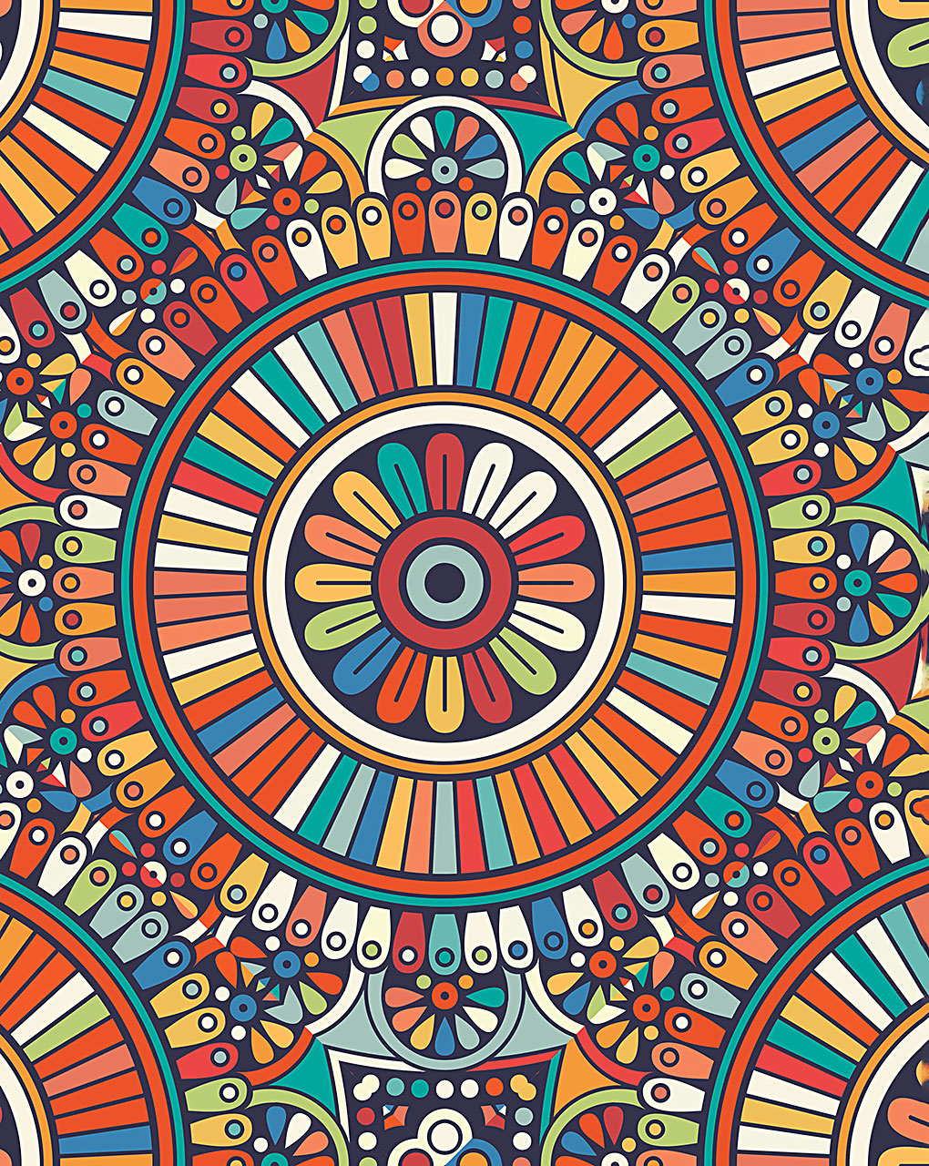 Mandala Digital Print