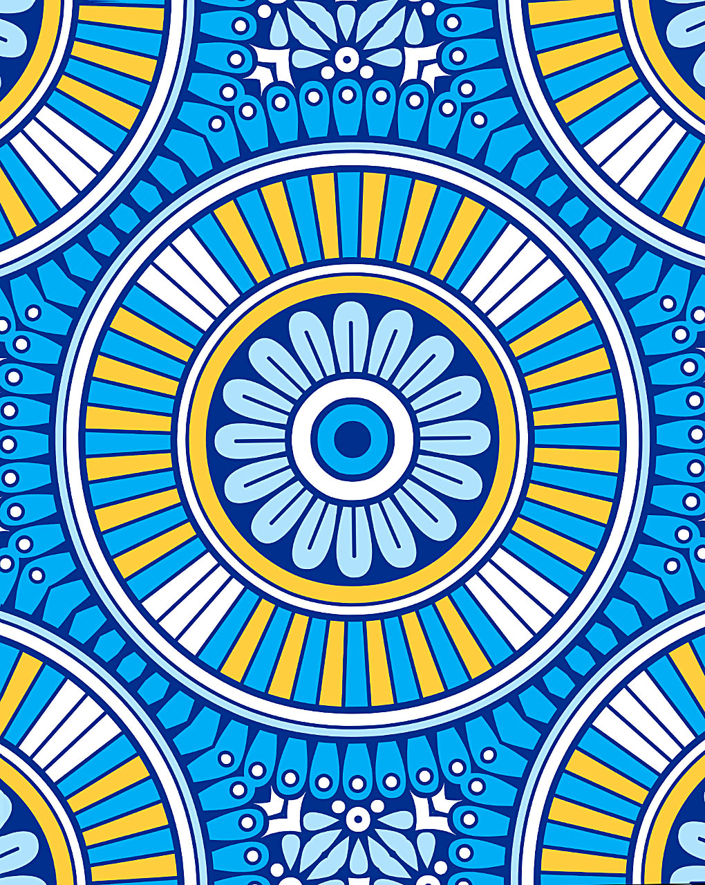 Mandala Digital Print