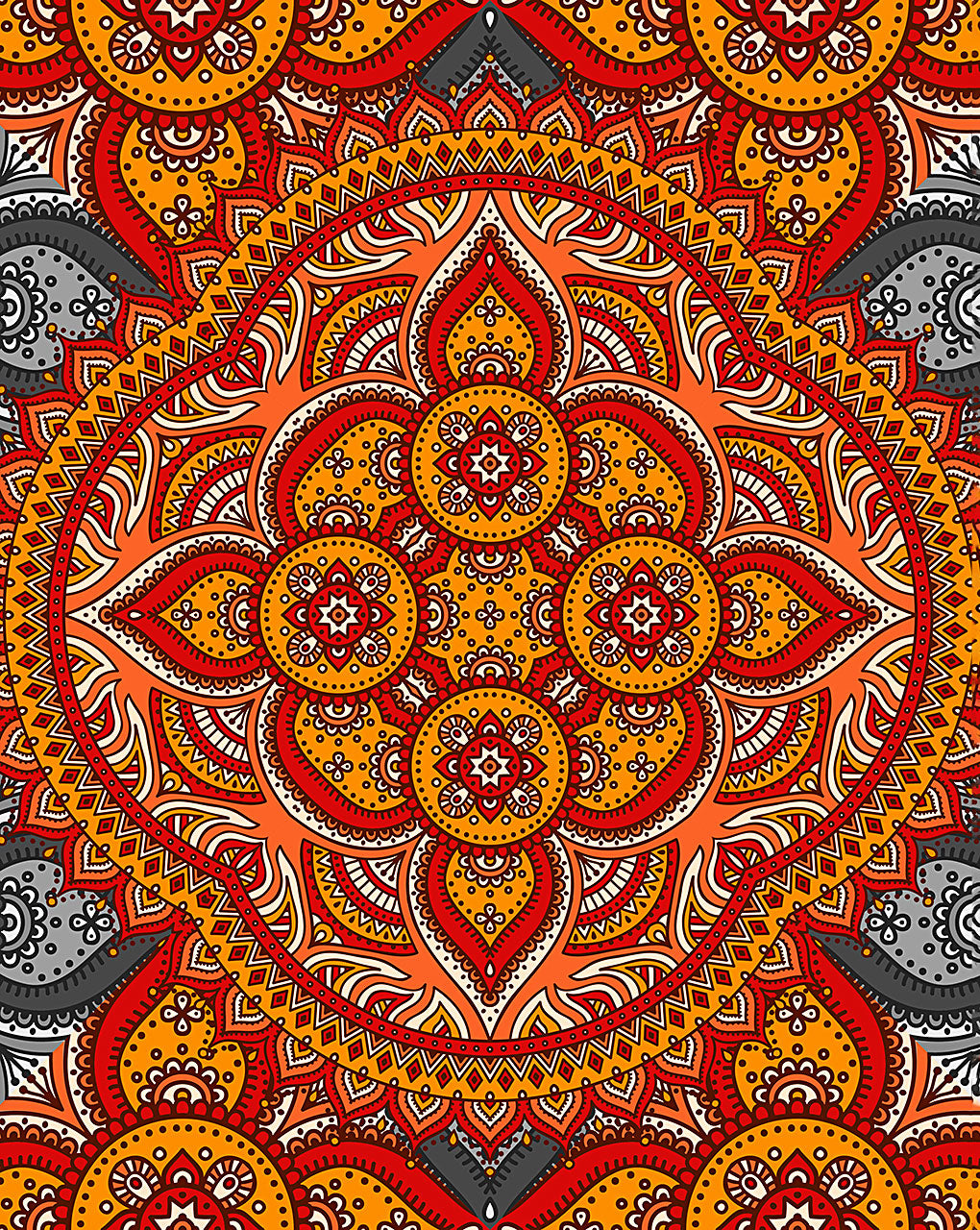 Mandala Digital Print