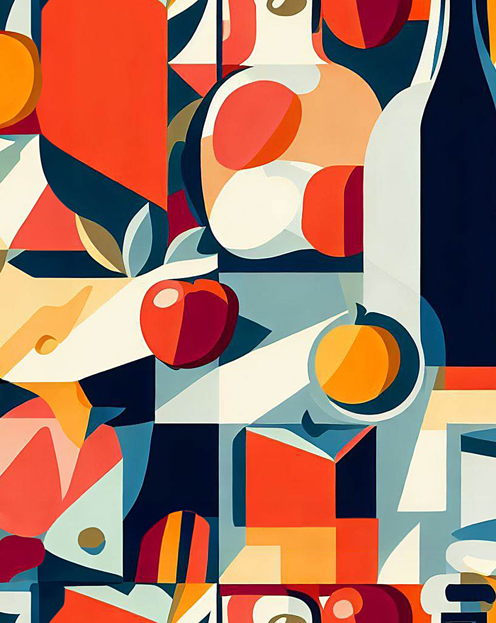 Modern Geometric Digital Print