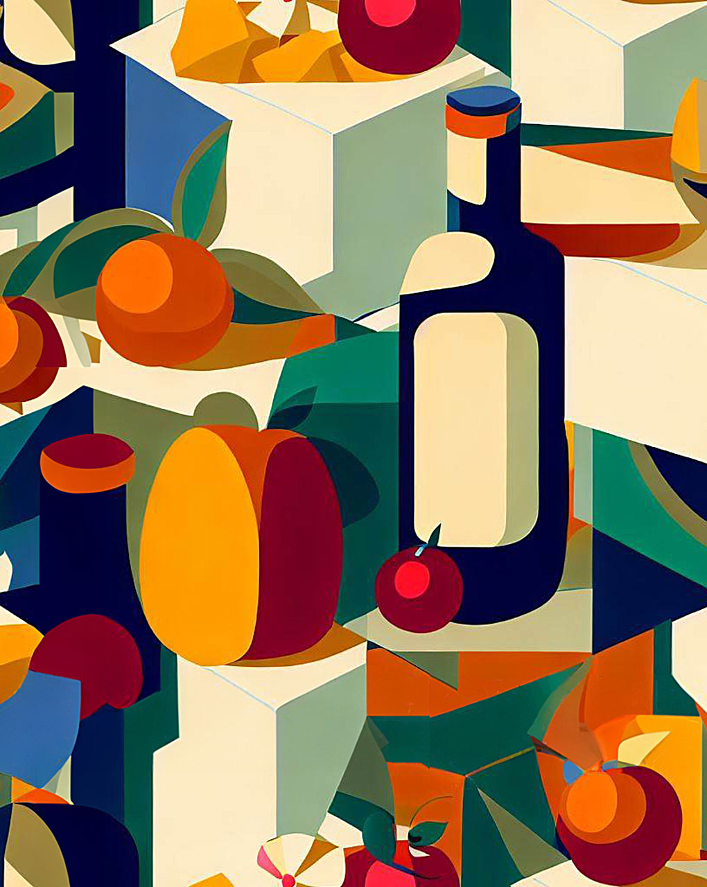 Modern Geometric Digital Print