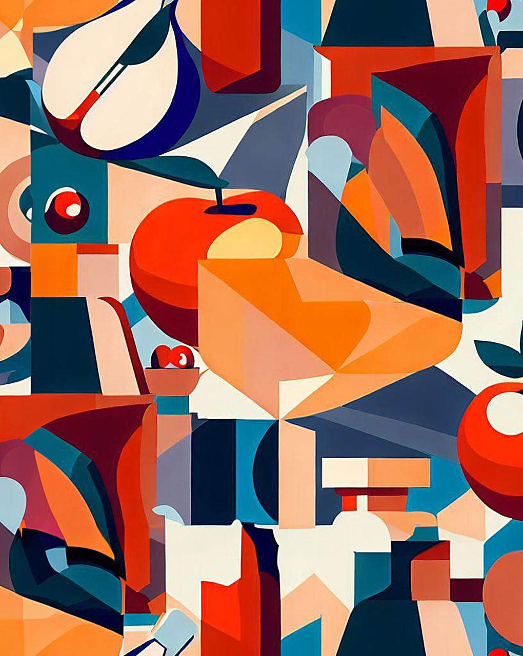 Modern Geometric Digital Print