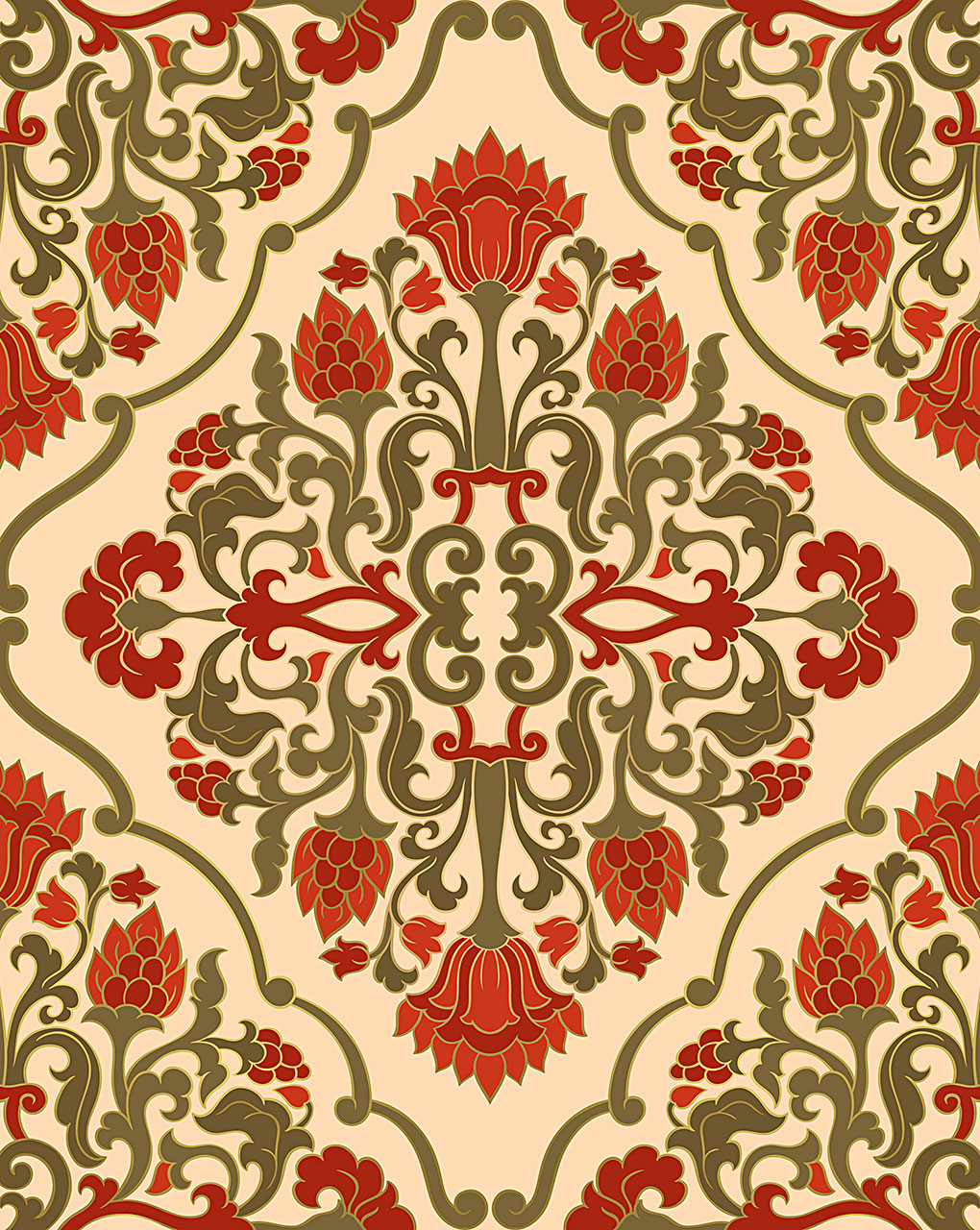 Mughal Digital Print