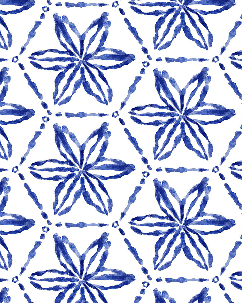 Blue Pottery Digital Print