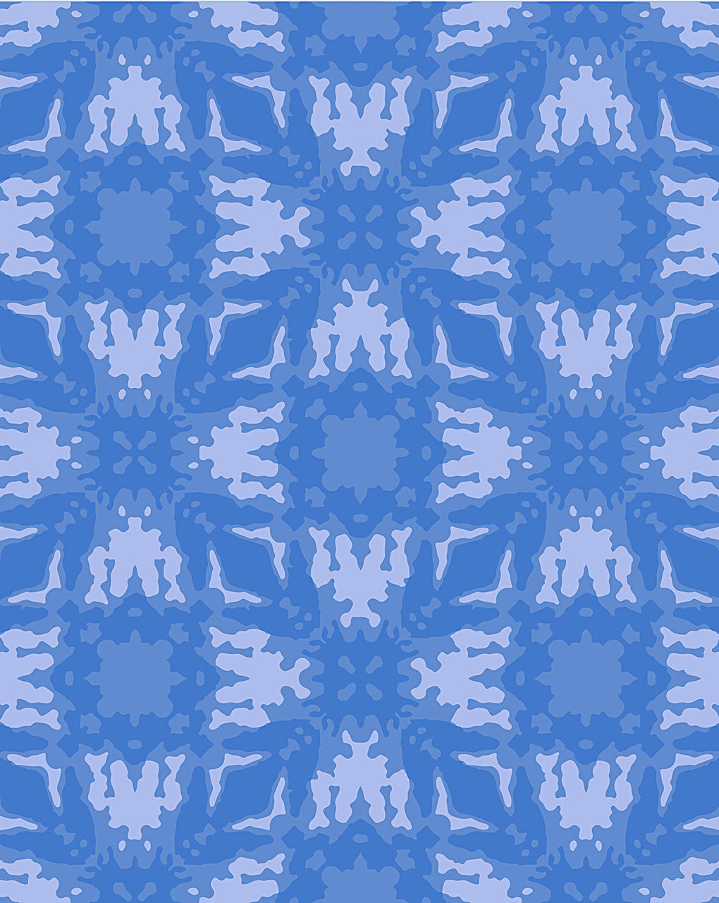 Blue Pottery Digital Print